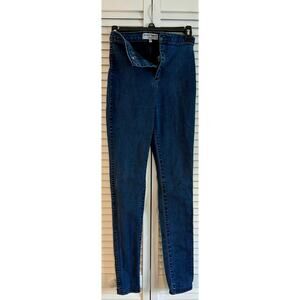 American Apparel The Easy Jean | High-Waisted Skinny Jeans - Dark Wash (Size S)